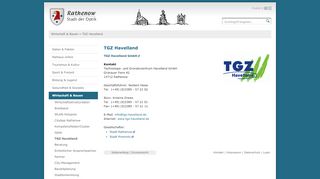 
                            12. TGZ Havelland - Wirtschaft & Bauen - Stadt Rathenow