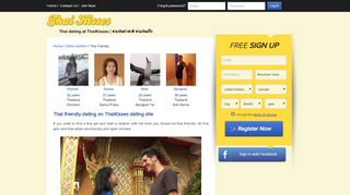 
                            3. Thai friendly dating on ThaiKisses dating site