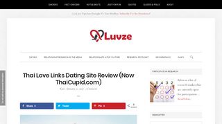 
                            7. Thai Love Links Review: (Now ThaiCupid.com) Dating Site Pros & Cons