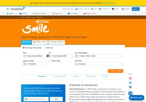 
                            7. Thai Smile Booking | Thai Smile Flight Promotions - Traveloka.com