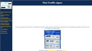 
                            13. Thai Traffic Signs and Road Signs - Driving in Thailand