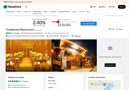 
                            11. Thaisphere Restaurant, Dien Bien Phu - Restaurant Reviews, Phone ...