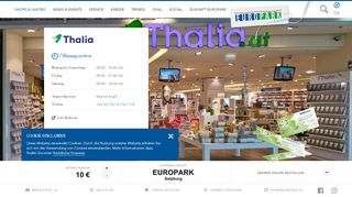 
                            11. Thalia.at - Shops & Gastronomie - EUROPARK Salzburg