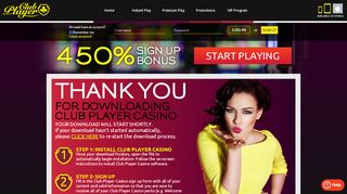 
                            4. Thank You - Club Player Casino