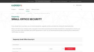 
                            2. Thank you | Small Office Security Free Trial Download | Kaspersky Lab