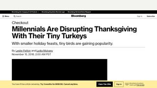
                            12. Thanksgiving 2018: Tiny Turkey Trend Embraced by Millennials ...