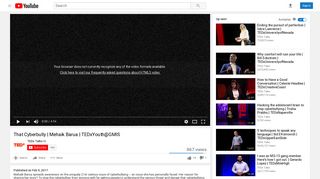 
                            10. That Cyberbully | Mehaik Barua | TEDxYouth@GMIS - YouTube