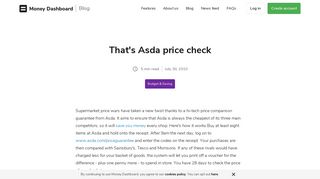 
                            9. That's Asda price check - Money Dashboard