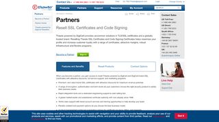 
                            4. Thawte Certificate Partner Programs - Thawte