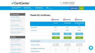 
                            8. Thawte SSL-Zertifikate (CertCenter AG)