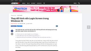 
                            4. Thay đổi hình nền Login Screen trong Windows 10 - Genk