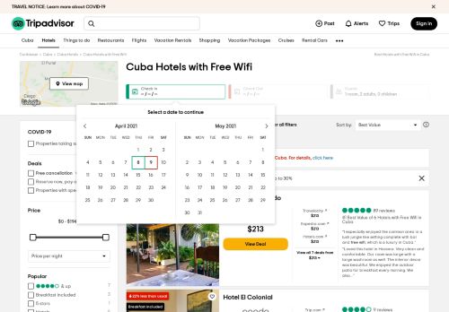 
                            8. THE 10 BEST Cuba Hotels with Free Wifi - Feb 2019 (with Prices ...