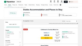 
                            13. THE 10 BEST Dubbo Accommodation of 2019 (Prices from AU$72 ...