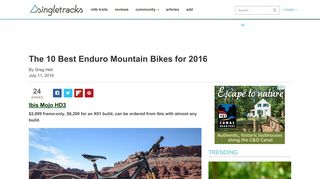 
                            11. The 10 Best Enduro Mountain Bikes for 2016 - Page 4 of 10 ...