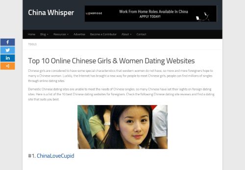 
                            8. The 10 Best Online China Dating Websites To Date Chinese Girls ...