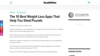 
                            9. The 10 Best Weight Loss Apps That Help You Shed Pounds