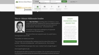 
                            11. The 10-Minute Millionaire Insider - Money Map Press