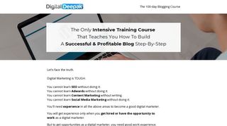 
                            11. The 100-day Blogging Course - Learn Digital Marketing