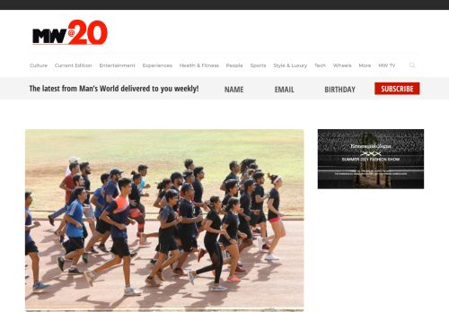 
                            12. The 100 days of running challenge | Man's World India