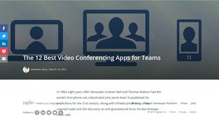 
                            9. The 12 Best Video Conferencing Apps for Teams - Zapier