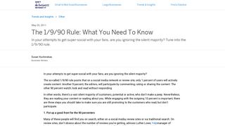 
                            7. The 1/9/90 Rule: What You Need To Know - American Express