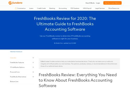 
                            13. The 2019 FreshBooks Review: Everything You Need to Know | Fundera