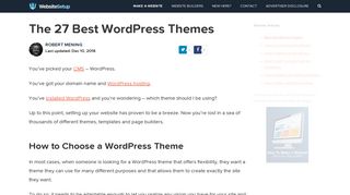 
                            9. The 27 Best WordPress Themes (Fully Customizable & Multi-Purpose)