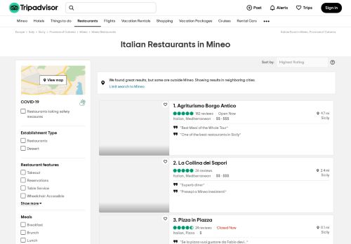 
                            9. The 5 Best Italian Restaurants in Mineo - TripAdvisor