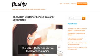 
                            7. The 6 Best Customer Service Tools for Ecommerce - Floship