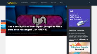 
                            7. The 7 Best Lyft and Uber Light-Up Signs for Your Car | Ridester.com