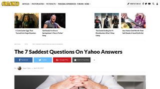 
                            13. The 7 Saddest Questions On Yahoo Answers | Cracked.com