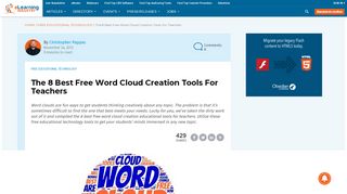 
                            11. The 8 Best Free Word Cloud Creation Tools For Teachers ...
