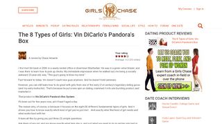 
                            13. The 8 Types of Girls: Vin DiCarlo's Pandora's Box | Girls Chase