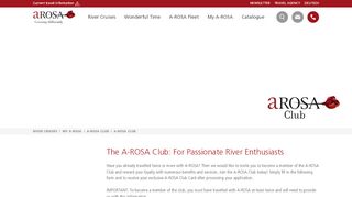 
                            10. The A-ROSA Club - A-ROSA River Cruises