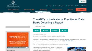 
                            10. The ABCs of the National Practitioner Data Bank: Disputing a Report ...