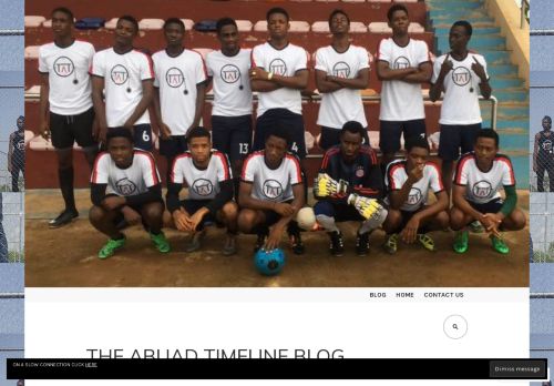 
                            8. The ABUAD Timeline Blog – The only reason for time is so that ...