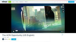 
                            11. The ACN Opportunity (US English) on Vimeo