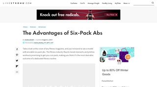 
                            9. The Advantages of Six-Pack Abs | Livestrong.com