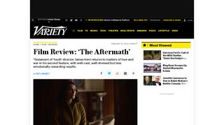 
                            13. 'The Aftermath' Review: Keira Knightley in an Old-School Love ...