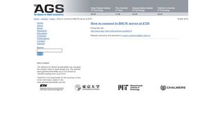 
                            7. The Ags » How to connect to BSCW server at ETH