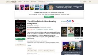 
                            11. The All Souls Real-Time Reading Companion by Deborah ...