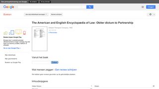 
                            9. The American and English Encyclopædia of Law: Obiter dictum to ...