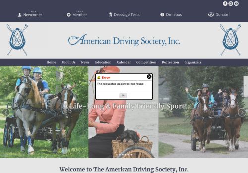 
                            6. The American Driving Society, Inc. > My ADS > Login