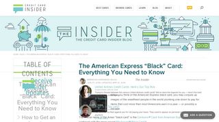 
                            8. The American Express Black Card: Everything You Need to ...