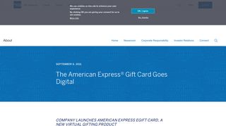 
                            7. The American Express® Gift Card Goes Digital | American Express