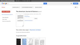 
                            5. The American Journal of Science - Google Books-Ergebnisseite