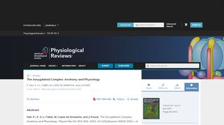 
                            10. The Amygdaloid Complex: Anatomy and Physiology | Physiological ...