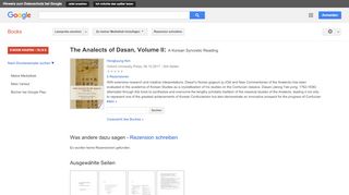 
                            9. The Analects of Dasan, Volume II: A Korean Syncretic Reading