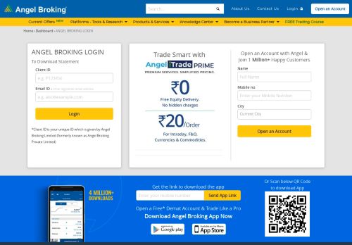 
                            5. The Angel Broking Login- Stock Broking and Wealth Management Firm