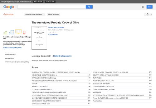 
                            11. The Annotated Probate Code of Ohio